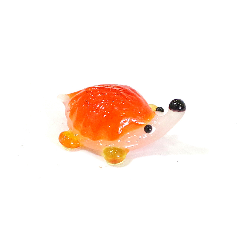 Bonsai Garden Japan - Figurine mini riccio in vetro a