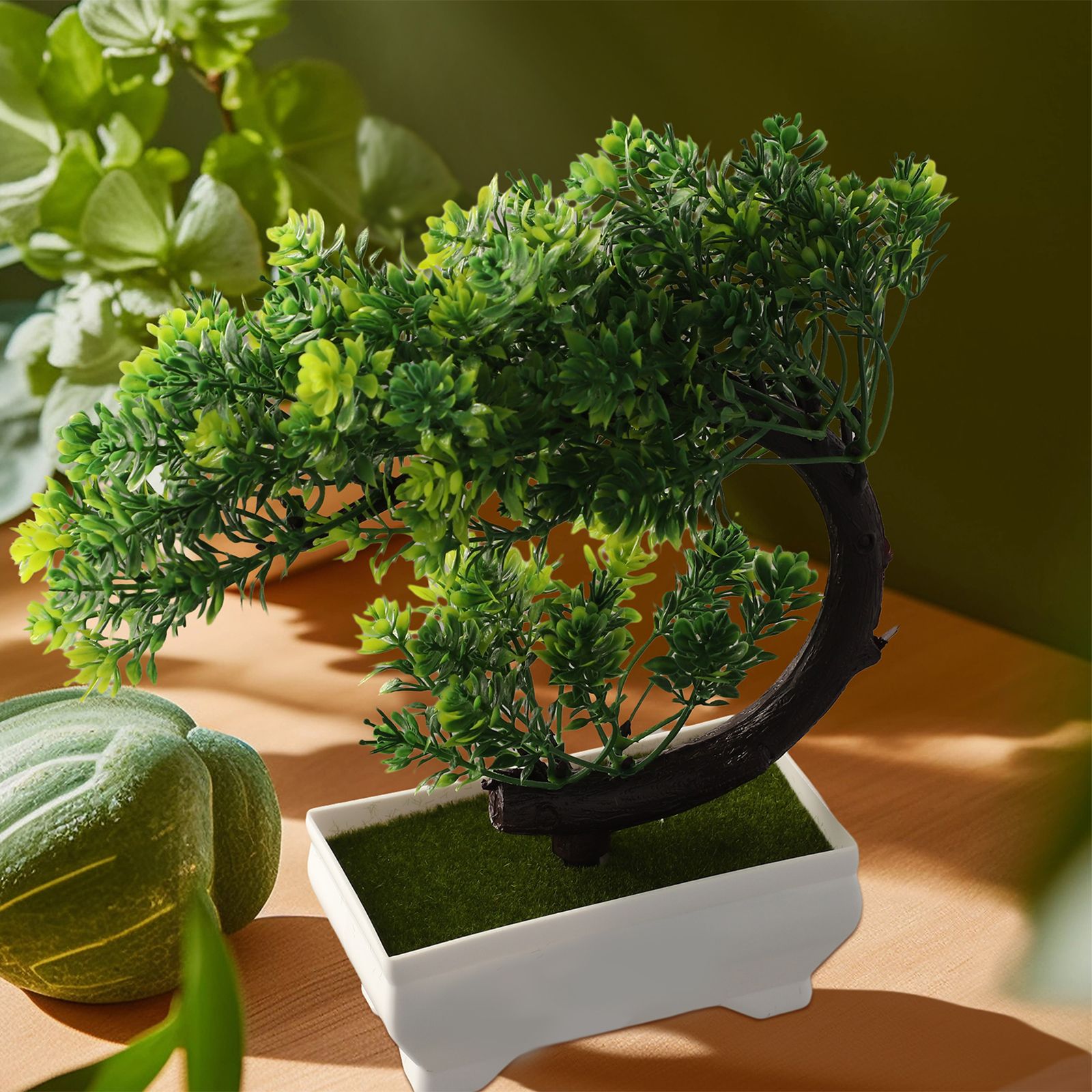 Bonsai Garden Table - Ornamento bonsai in plastica in vaso