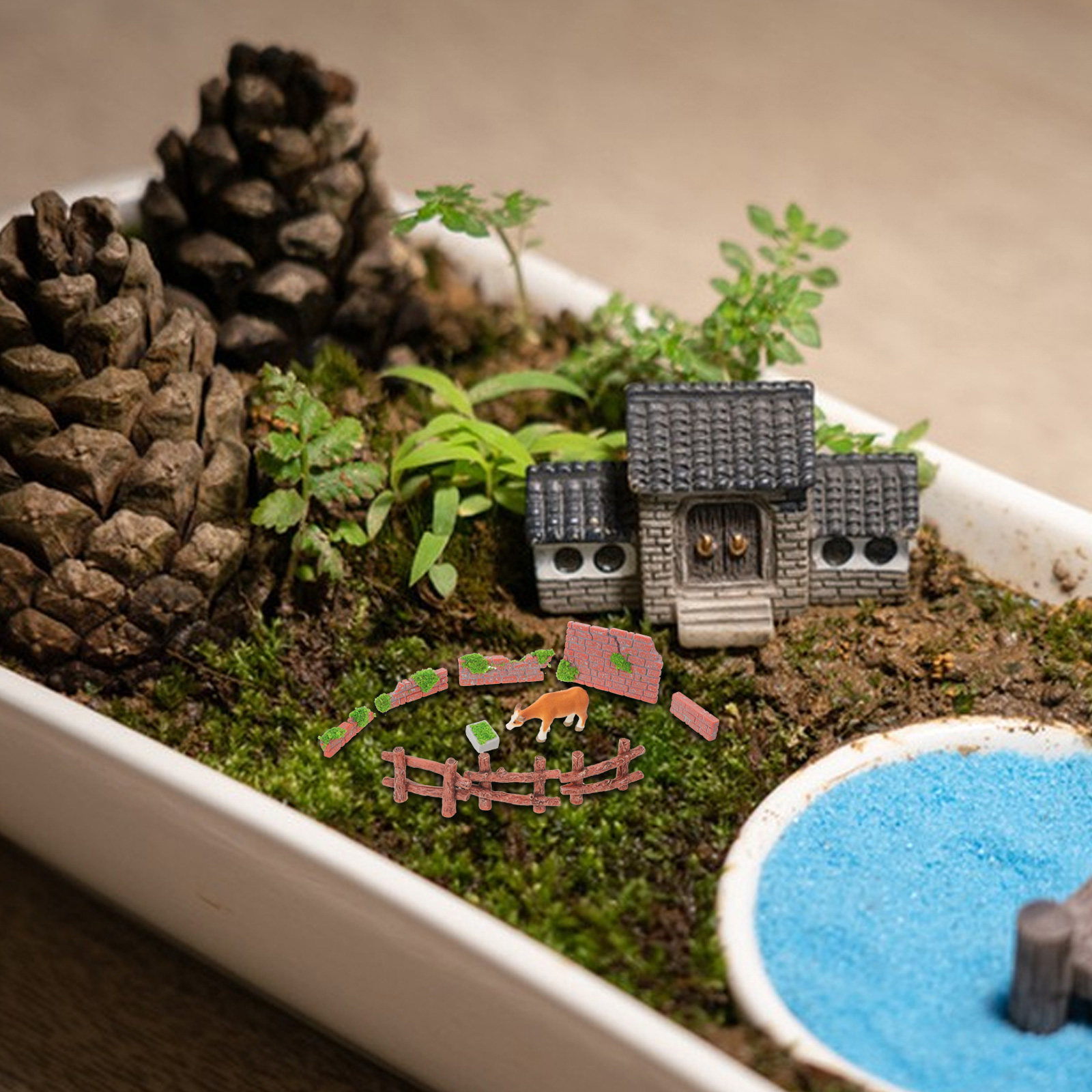 16 Pezzi di Recinzione in Mini - Bonsai Garden Landscape Design recensione e prezzo