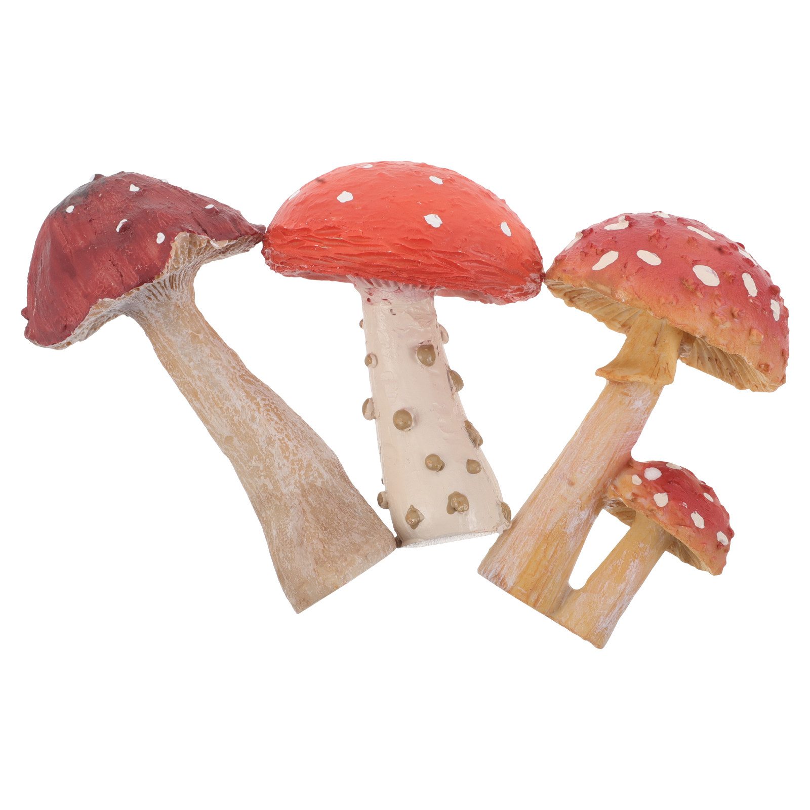 Set di 3 Statue di Funghi in R - Bonsai Garden Set Up recensione e prezzo