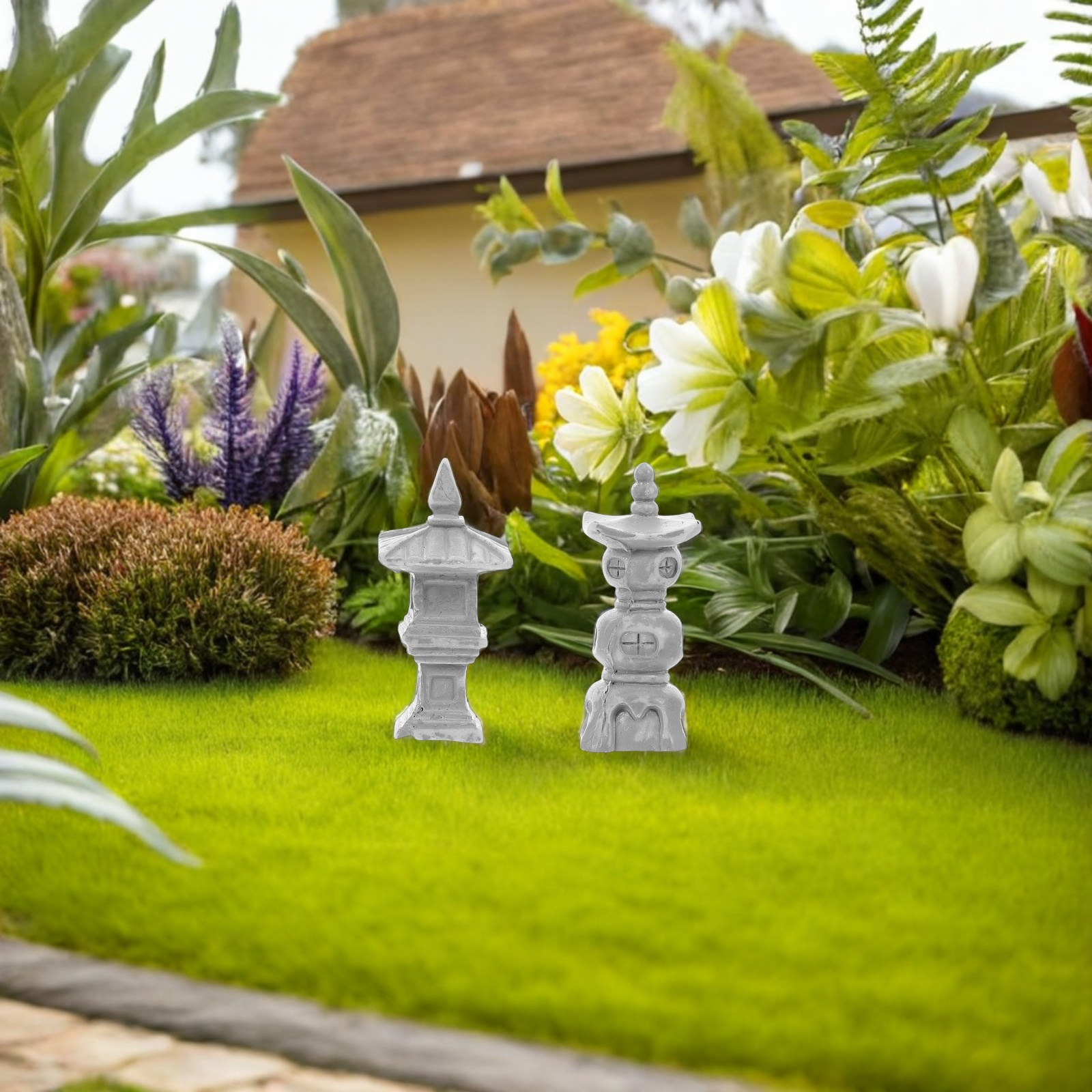 4 Pezzi di Mini Padiglioni in  - Bonsai Garden Set Up recensione e prezzo