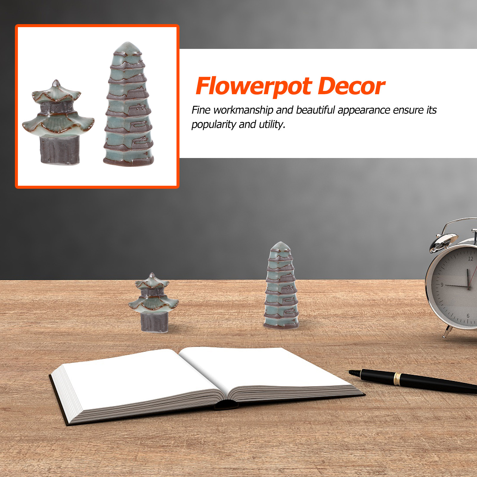 2 Pezzi Vaso di Ceramica Decor - Bonsai Garden Landscape Design recensione e prezzo